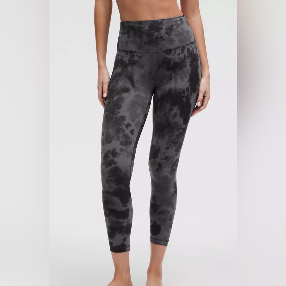 Lululemon Align High-Rise Pant 25” diamond dye pitch grey graphite small